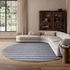image:imageNourison Home Positano Navy Ivory 22 x 12 Area Rug  Easy Clean Non Shedding Bed Room Living Room Dining Room Kitchen 12 RunnerNavy Ivory