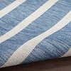 image:imageNourison Home Positano Navy Ivory 22 x 12 Area Rug  Easy Clean Non Shedding Bed Room Living Room Dining Room Kitchen 12 RunnerNavy Ivory