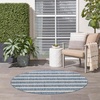image:imageNourison Home Positano Navy Ivory 22 x 12 Area Rug  Easy Clean Non Shedding Bed Room Living Room Dining Room Kitchen 12 RunnerNavy Ivory