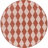 image:imageNourison Home Positano Terracotta 8 x Round Area Rug  Easy Clean Non Shedding Bed Room Living Room Dining Room Kitchen 8 x Round