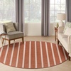 image:imageNourison Home Positano Terracotta Ivory 8 x Round Area Rug  Easy Clean Non Shedding Bed Room Living Room Dining Room Kitchen 8 x Round