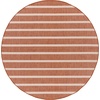 image:imageNourison Home Positano Terracotta Ivory 8 x Round Area Rug  Easy Clean Non Shedding Bed Room Living Room Dining Room Kitchen 8 x Round