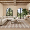image:imageNourison Home Positano Yellow 6 x 9 Area Rug  Easy Clean Non Shedding Bed Room Living Room Dining Room Kitchen 6 x 9Beige