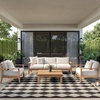 image:imageNourison Home Positano Yellow 6 x 9 Area Rug  Easy Clean Non Shedding Bed Room Living Room Dining Room Kitchen 6 x 9Black