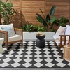 image:imageNourison Home Positano Yellow 6 x 9 Area Rug  Easy Clean Non Shedding Bed Room Living Room Dining Room Kitchen 6 x 9Black