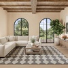 image:imageNourison Home Positano Yellow 6 x 9 Area Rug  Easy Clean Non Shedding Bed Room Living Room Dining Room Kitchen 6 x 9Charcoal