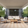 image:imageNourison Home Positano Yellow 6 x 9 Area Rug  Easy Clean Non Shedding Bed Room Living Room Dining Room Kitchen 6 x 9Jute
