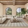 image:imageNourison Home Positano Yellow 6 x 9 Area Rug  Easy Clean Non Shedding Bed Room Living Room Dining Room Kitchen 6 x 9Light Grey