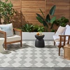 image:imageNourison Home Positano Yellow 6 x 9 Area Rug  Easy Clean Non Shedding Bed Room Living Room Dining Room Kitchen 6 x 9Light Grey