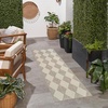 image:imageNourison Home Positano Yellow 6 x 9 Area Rug  Easy Clean Non Shedding Bed Room Living Room Dining Room Kitchen 6 x 9Light Grey