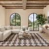 image:imageNourison Home Positano Yellow 6 x 9 Area Rug  Easy Clean Non Shedding Bed Room Living Room Dining Room Kitchen 6 x 9Natural