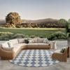 image:imageNourison Home Positano Yellow 6 x 9 Area Rug  Easy Clean Non Shedding Bed Room Living Room Dining Room Kitchen 6 x 9Navy Blue