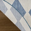 image:imageNourison Home Positano Yellow 6 x 9 Area Rug  Easy Clean Non Shedding Bed Room Living Room Dining Room Kitchen 6 x 9Navy Blue