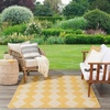 image:imageNourison Home Positano Yellow 6 x 9 Area Rug  Easy Clean Non Shedding Bed Room Living Room Dining Room Kitchen 6 x 9Yellow