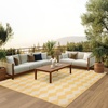 image:imageNourison Home Positano Yellow 6 x 9 Area Rug  Easy Clean Non Shedding Bed Room Living Room Dining Room Kitchen 6 x 9Yellow