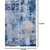 image:imageNourison Home Prismatic Abstract BlueGrey 39 x 59 Area Rug Easy Cleaning Non Shedding Bed Room Living Room Dining Room Kitchen 4x6BlueGrey
