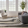 image:imageNourison Home Prismatic Abstract Charcoal Grey 2 x 3 Area Rug Easy Cleaning Non Shedding Bed Room Living Room Dining Room Kitchen 2x3Charcoal Grey