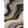 image:imageNourison Home Prismatic Abstract Charcoal Grey 2 x 3 Area Rug Easy Cleaning Non Shedding Bed Room Living Room Dining Room Kitchen 2x3Charcoal Grey
