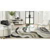 image:imageNourison Home Prismatic Abstract Charcoal Grey 2 x 3 Area Rug Easy Cleaning Non Shedding Bed Room Living Room Dining Room Kitchen 2x3Charcoal Grey