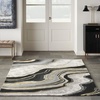 image:imageNourison Home Prismatic Abstract Charcoal Grey 2 x 3 Area Rug Easy Cleaning Non Shedding Bed Room Living Room Dining Room Kitchen 2x3Charcoal Grey