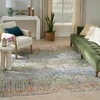image:imageNourison Home Quaint Harmony Blue Multicolor 710 x 910 Area Rug  Easy Clean Non Shedding Bed Room Living Room Dining Room Kitchen 8 x 10Blue Multicolor
