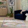 image:imageNourison Home Quaint Harmony Pink Multicolor 710 x 910 Area Rug  Easy Clean Non Shedding Bed Room Living Room Dining Room Kitchen 8 x 10Pink Multicolor