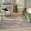 image:imageNourison Home Quaint Harmony Pink Multicolor 710 x 910 Area Rug  Easy Clean Non Shedding Bed Room Living Room Dining Room Kitchen 8 x 10Pink Multicolor