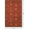 image:imageNourison Home Radiant Impression Traditional Vintage Beige 56 x 75 Area Rug Easy Cleaning Non Shedding Bed Room Living Room Dining Room Kitchen 6x7Persimmon