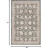 image:imageNourison Home Renewed Charcoal 6 x 9 Area Rug  Easy Clean Non Shedding Bed Room Living Room Dining Room Kitchen 6 x 9Charcoal