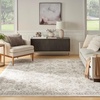 image:imageNourison Home Renewed Charcoal 6 x 9 Area Rug  Easy Clean Non Shedding Bed Room Living Room Dining Room Kitchen 6 x 9Ivory Multicolor