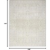 image:imageNourison Home Renewed Silver Ivory 6 x 9 Area Rug  Easy Clean Non Shedding Bed Room Living Room Dining Room Kitchen 6 x 9Silver Ivory