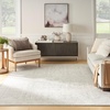 image:imageNourison Home Renewed Silver Ivory 6 x 9 Area Rug  Easy Clean Non Shedding Bed Room Living Room Dining Room Kitchen 6 x 9Silver Ivory
