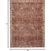 image:imageNourison Home Reseda Traditional Brick 23 x 76 AreaRug EasyCleaning Non Shedding Bed Room Living Room Dining Room Kitchen 2x8Brick
