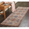 image:imageNourison Home Reseda Traditional Brick 23 x 76 AreaRug EasyCleaning Non Shedding Bed Room Living Room Dining Room Kitchen 2x8Multi Color