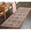 image:imageNourison Home Reseda Traditional Brick 23 x 76 AreaRug EasyCleaning Non Shedding Bed Room Living Room Dining Room Kitchen 2x8Multi Color