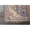 image:imageNourison Home Reseda Traditional Cream 53 x 76 Area Rug Easy Clean Non Shedding Bed Room Living Room Dining Room Kitchen 5x8Blue