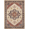image:imageNourison Home Reseda Traditional Cream 53 x 76 Area Rug Easy Clean Non Shedding Bed Room Living Room Dining Room Kitchen 5x8Cream