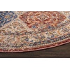 image:imageNourison Home Reseda Traditional Multicolor 5 x Round AreaRug Easy Clean Non Shedding Bed Room Living Room Dining Room Kitchen 5 Round5 x 5 Object