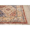 image:imageNourison Home Reseda Traditional Multicolor 5 x Round AreaRug Easy Clean Non Shedding Bed Room Living Room Dining Room Kitchen 5 Round83 x 116 Rectangular