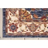 image:imageNourison Home Reseda Traditional Sky 53 x 76 AreaRug Easy Clean Non Shedding Bed Room Living Room Dining Room Kitchen 5x8Blue