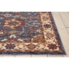 image:imageNourison Home Reseda Traditional Sky 53 x 76 AreaRug Easy Clean Non Shedding Bed Room Living Room Dining Room Kitchen 5x8Blue