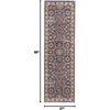 image:imageNourison Home Reseda Traditional Sky 53 x 76 AreaRug Easy Clean Non Shedding Bed Room Living Room Dining Room Kitchen 5x8Blue