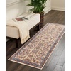 image:imageNourison Home Reseda Traditional Sky 53 x 76 AreaRug Easy Clean Non Shedding Bed Room Living Room Dining Room Kitchen 5x8Cream