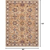 image:imageNourison Home Reseda Traditional Sky 53 x 76 AreaRug Easy Clean Non Shedding Bed Room Living Room Dining Room Kitchen 5x8Natural
