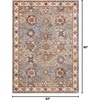 image:imageNourison Home Reseda Traditional Sky 53 x 76 AreaRug Easy Clean Non Shedding Bed Room Living Room Dining Room Kitchen 5x8Sky