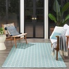 image:imageNourison Home Reversible Indoor Outdoor Navy 8 x Round Area Rug  Easy Clean Non Shedding Bed Room Living Room Dining Room Kitchen 8 x RoundAqua