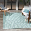 image:imageNourison Home Reversible Indoor Outdoor Navy 8 x Round Area Rug  Easy Clean Non Shedding Bed Room Living Room Dining Room Kitchen 8 x RoundAqua