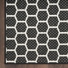 image:imageNourison Home Reversible Indoor Outdoor Navy 8 x Round Area Rug  Easy Clean Non Shedding Bed Room Living Room Dining Room Kitchen 8 x RoundBlack