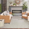 image:imageNourison Home Reversible Indoor Outdoor Navy 8 x Round Area Rug  Easy Clean Non Shedding Bed Room Living Room Dining Room Kitchen 8 x RoundBlack