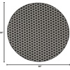 image:imageNourison Home Reversible Indoor Outdoor Navy 8 x Round Area Rug  Easy Clean Non Shedding Bed Room Living Room Dining Room Kitchen 8 x RoundBlack